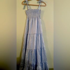 Strappy summer maxi dress